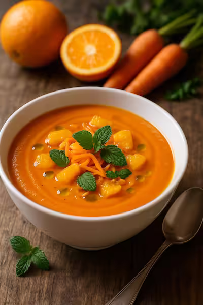 人参とオレンジのガスパチョ｜Gazpacho de Zanahoria